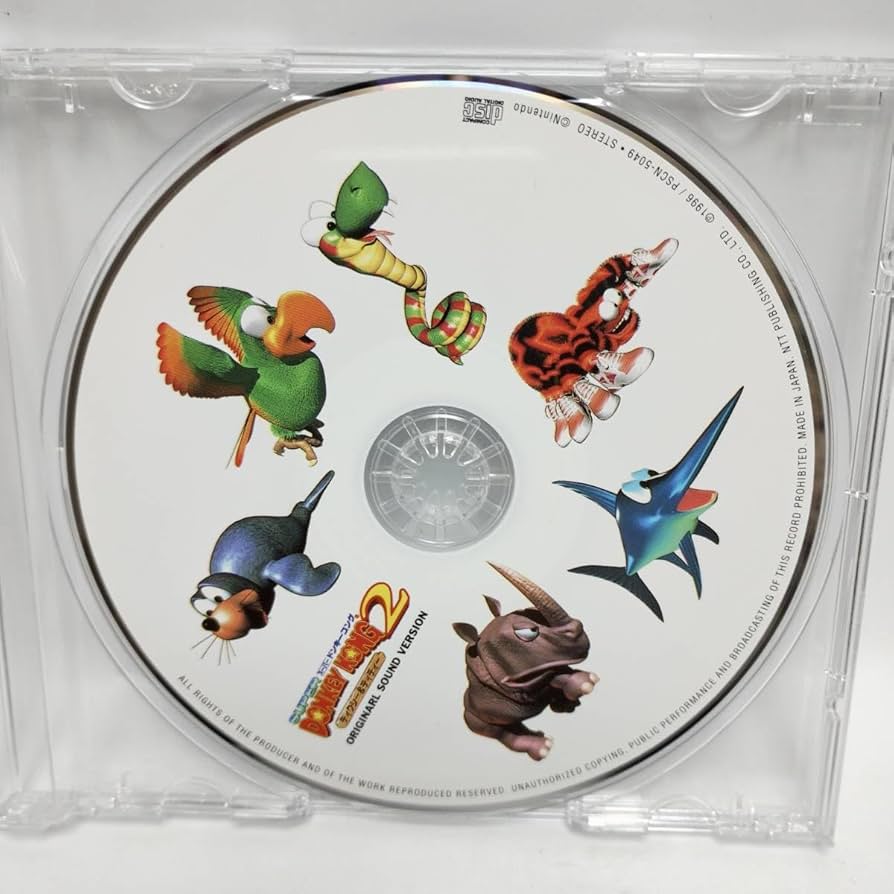 スーパードンキーコング 2 ディクシー&ディディ レコード　デビッドワイズ等 中古】スーパードンキーコング2 ディクシー＆ディディー